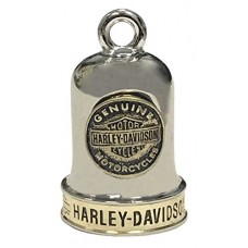 Harley-Davidson Sculpted B&S Medallion Ride Bell  Brass & Steel Finish HRB095 - B07CVL874D
